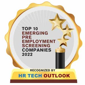 Top 10 Emerging Pre Employment Screening Services Companies - 2022